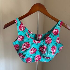 Betsey Johnson x Knix collab Pink Floral bra